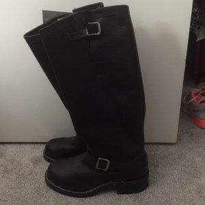 NEW Chippewa Leather Womens Motorcycle Boots 8D